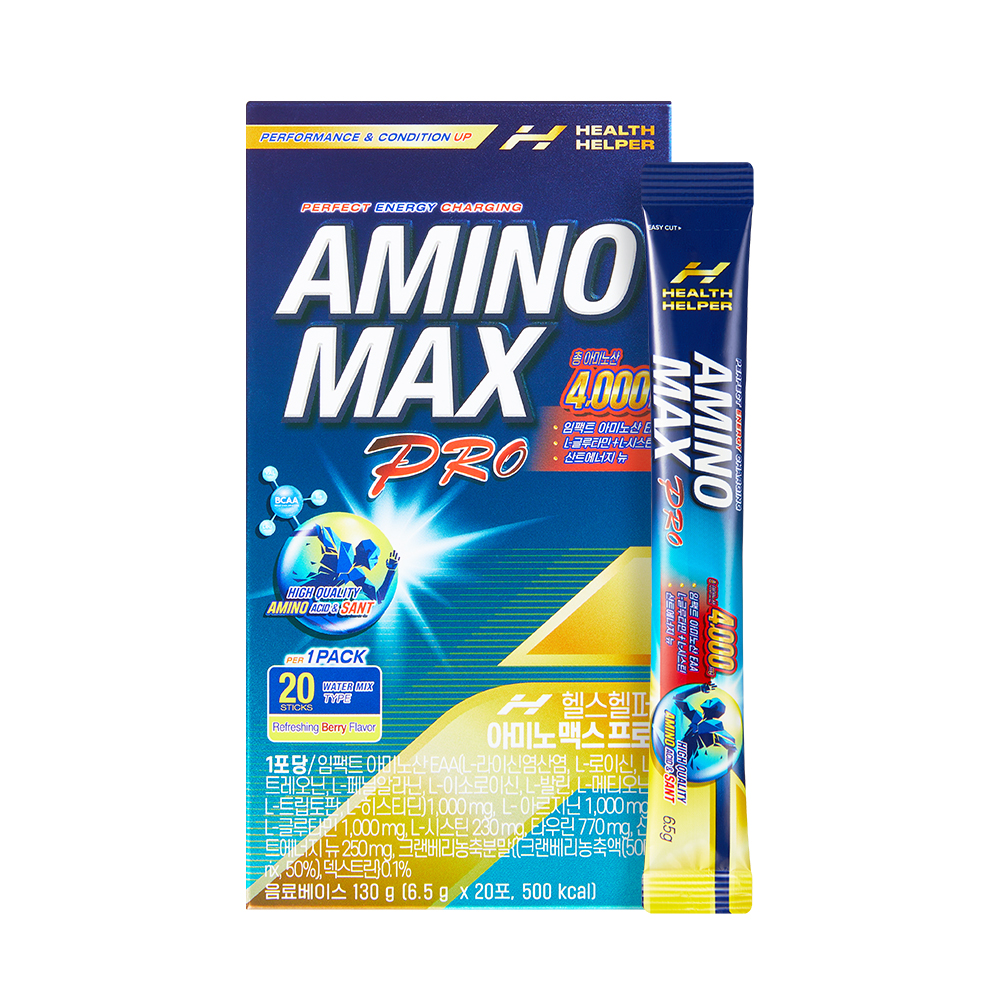 [첫구매특가]아미노맥스 프로 아미노산 EAA 러닝 등산 전해질 음료 에너지젤 20포 제품 이미지