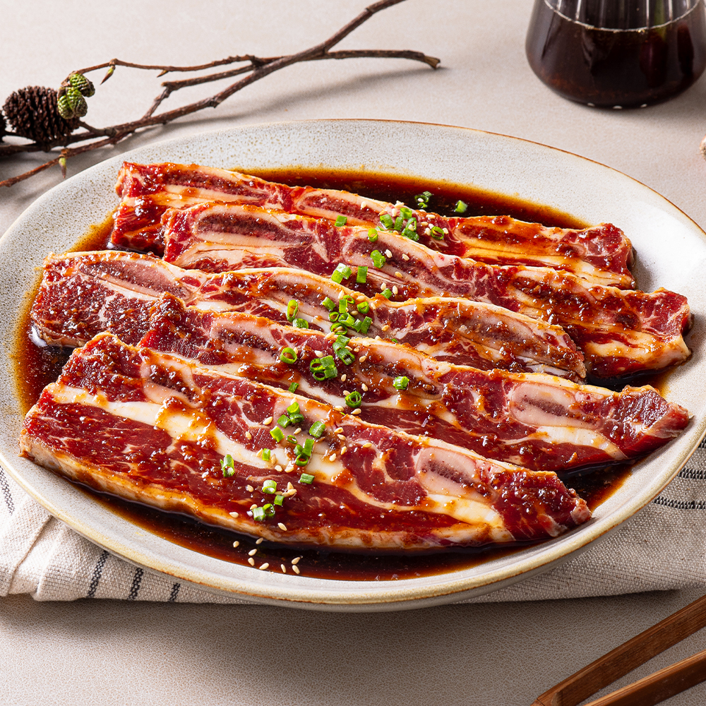 호주산 GF등급 양념 LA갈비 소갈비 500g x 2팩 이미지 6