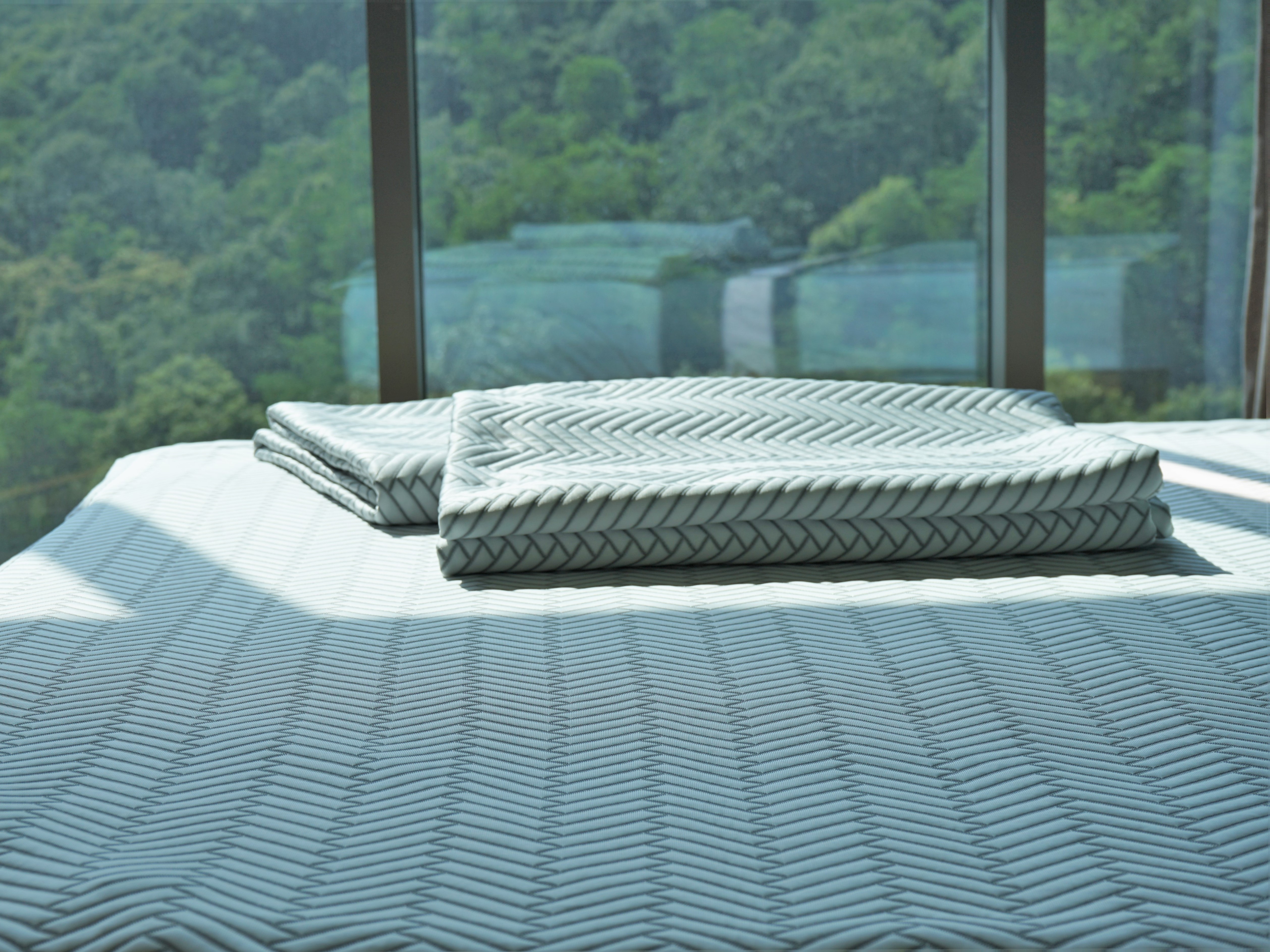 인견보다 시원한 듀라론 냉감패드 ss 공장직영 국산 쿨매트 고정밴드 맞춤제작 여름침대패드