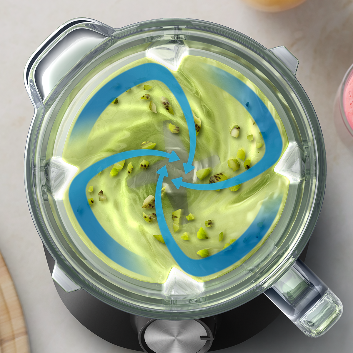 필립스 3000 시리즈 블렌더/믹서기 HR2191/21 블랙 다지기 구성