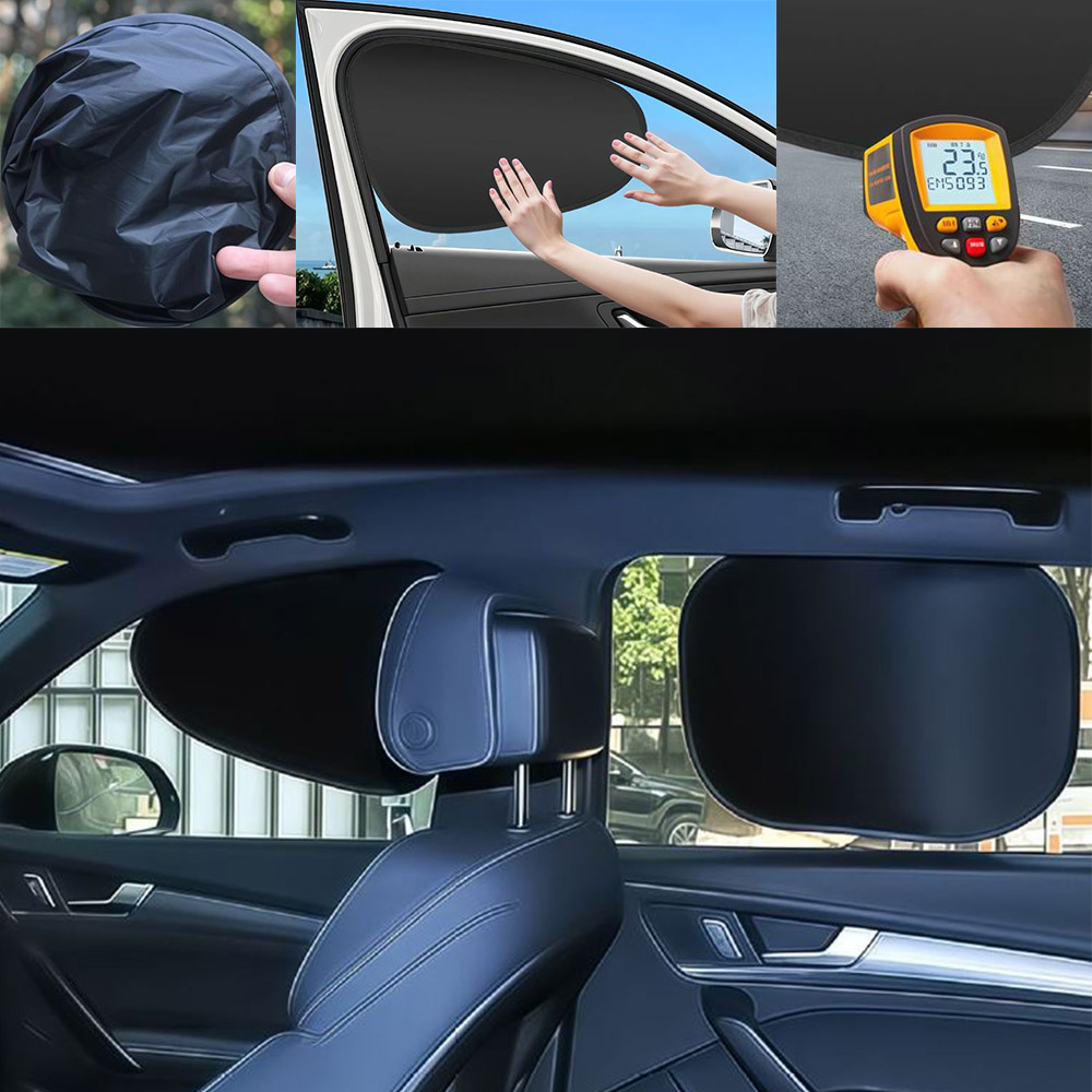 차량용 정전기 햇빛가리개 자동차 흡착식 빛차단 창문 커튼