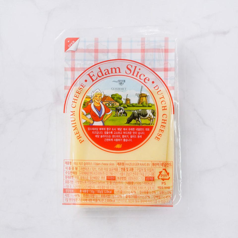 메가마트 에담 슬라이스 치즈  150g - 상품 이미지