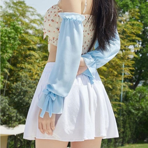 헐렁한팔토시 차량용 운전 레이스 쿨토시 루즈핏 여성 골프 - 상품 이미지