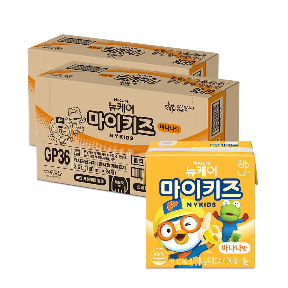 뉴케어 마이키즈 바나나맛 아이간식 150ml, 48개 - 상품 이미지