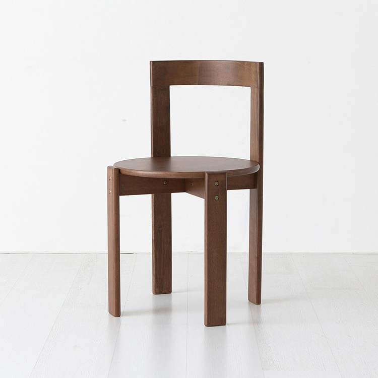 벤쿠 원목의자 고무나무 월넛 3990.2756