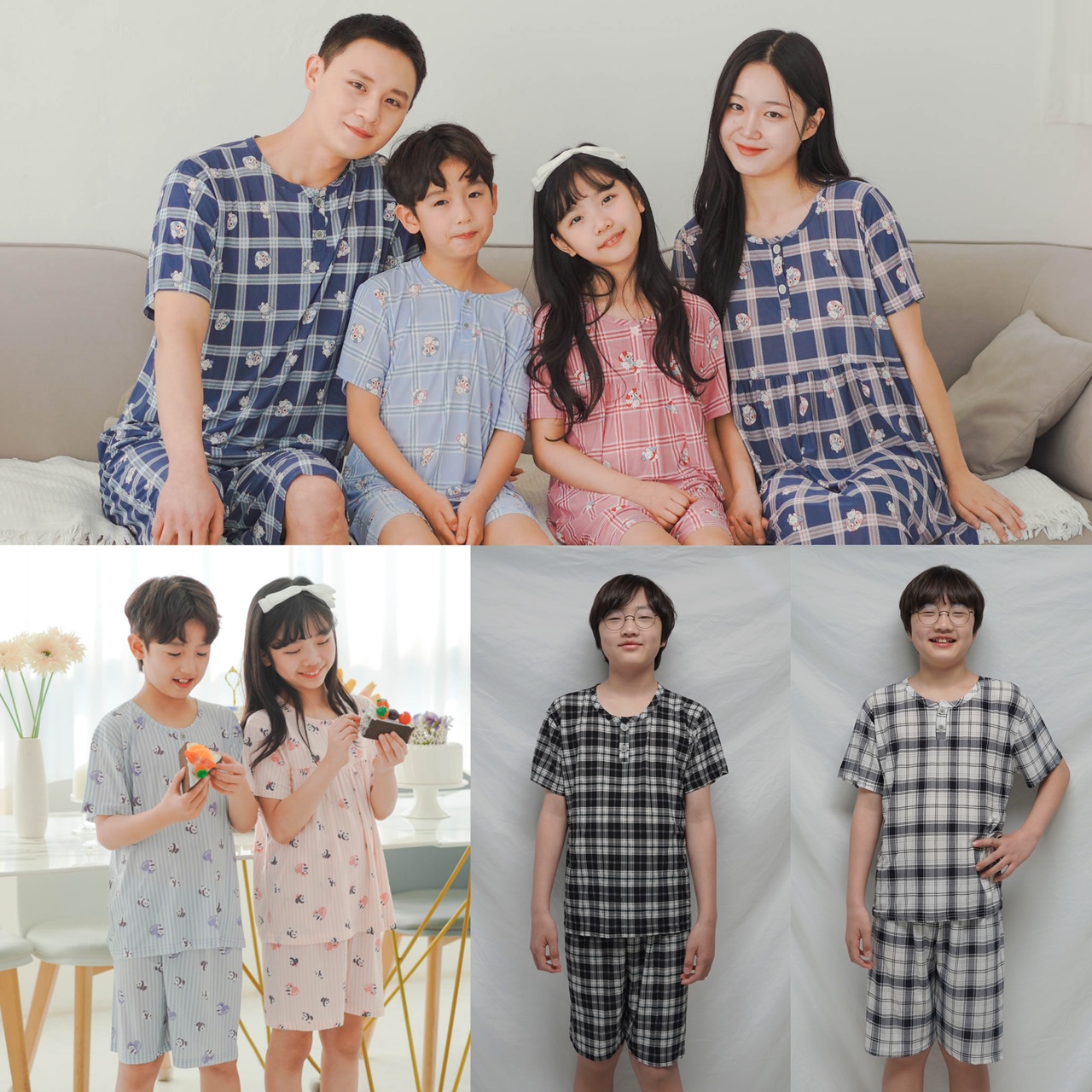 폭스클럽 여름잠옷 아동 주니어 유아 아기 키즈 여아 남아 아이 잠옷 실내복 - 메인 이미지