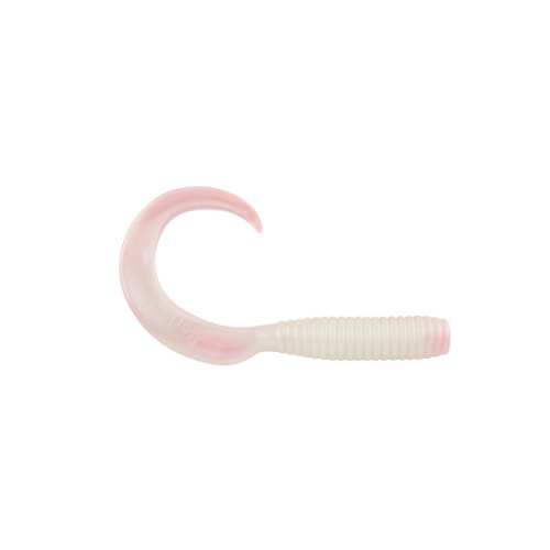 버클리 리얼한 꼬리 움직임 걸프 SW 그럽 웜 우럭 광어 락피쉬 PW(펄화이트), 10cm(4인치) - 상세 이미지 3