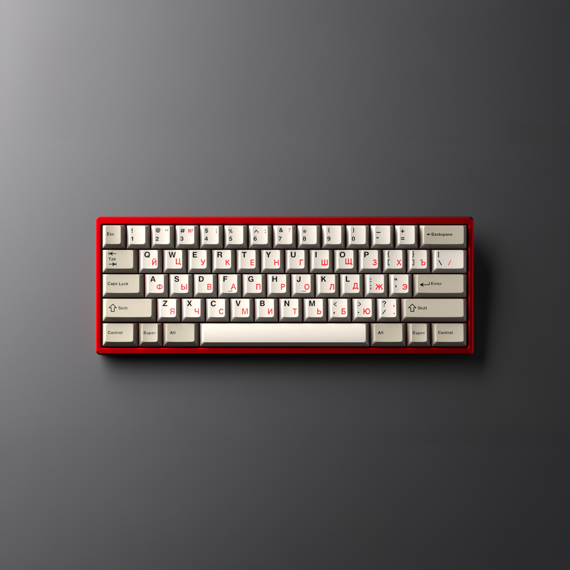 [N 배송] GMK CYL Red Cyrillic Alphas 키캡 - 상세 이미지 2