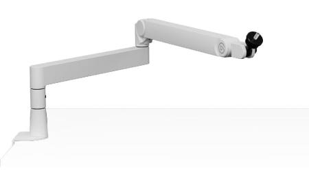 [해외]Elgato Wave Mic Arm Pro White-마이크 슈어 SM7B HyperX QuadCast Rode Blue Yeti 등을 위한 360회전