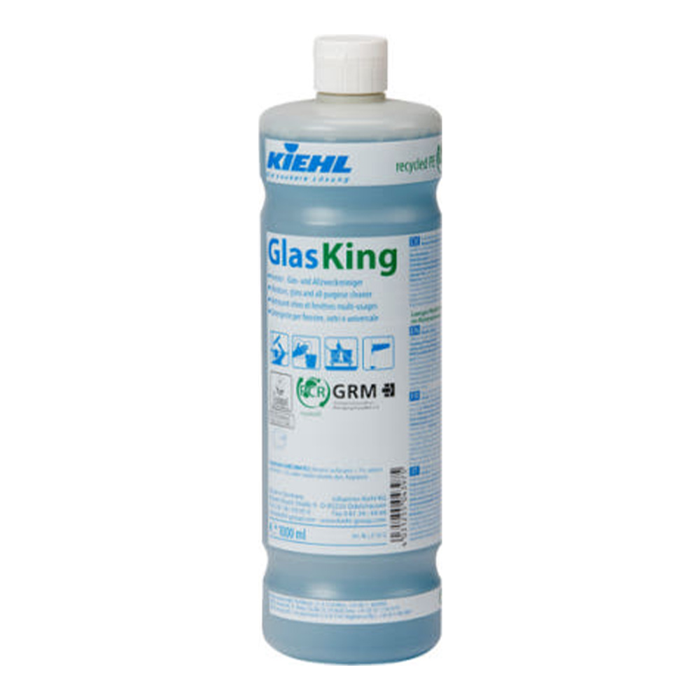 키엘 글라스킹 1L 얼룩 남지않는 강력 유리 세정제 태양광 패널 염분 물때 먼지 청소 광택 세제 - 상품 이미지