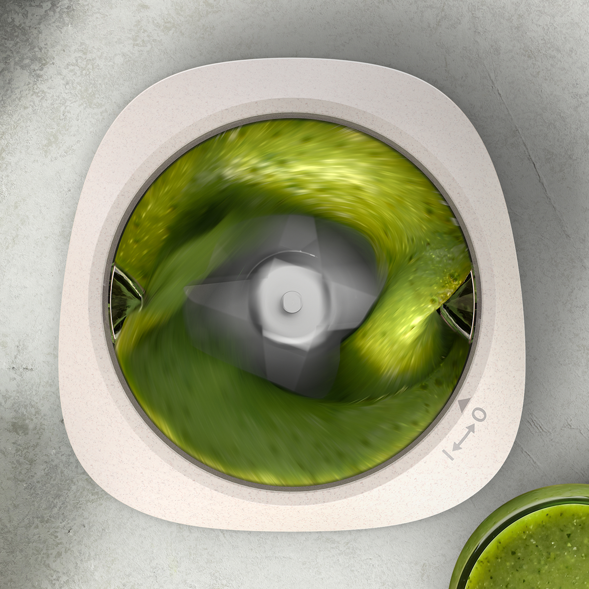 필립스 모닝 키친 세트 미니 블렌더 실크 화이트 매트 HR2500/00