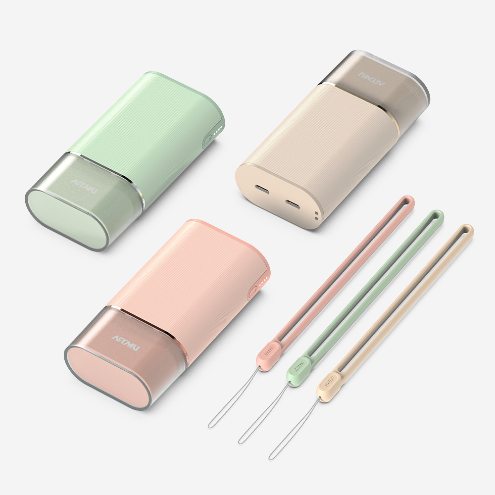 PD 30W PPS 초고속충전 미니 보조배터리 10000mAh IB220 베이지