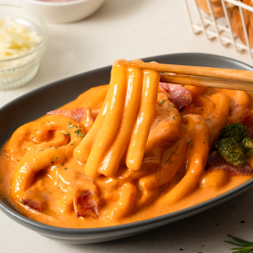 홍코너 옛날떡볶이 1인분 밀키트 매운 밀떡 간편한 레시피 - 상세 이미지 2