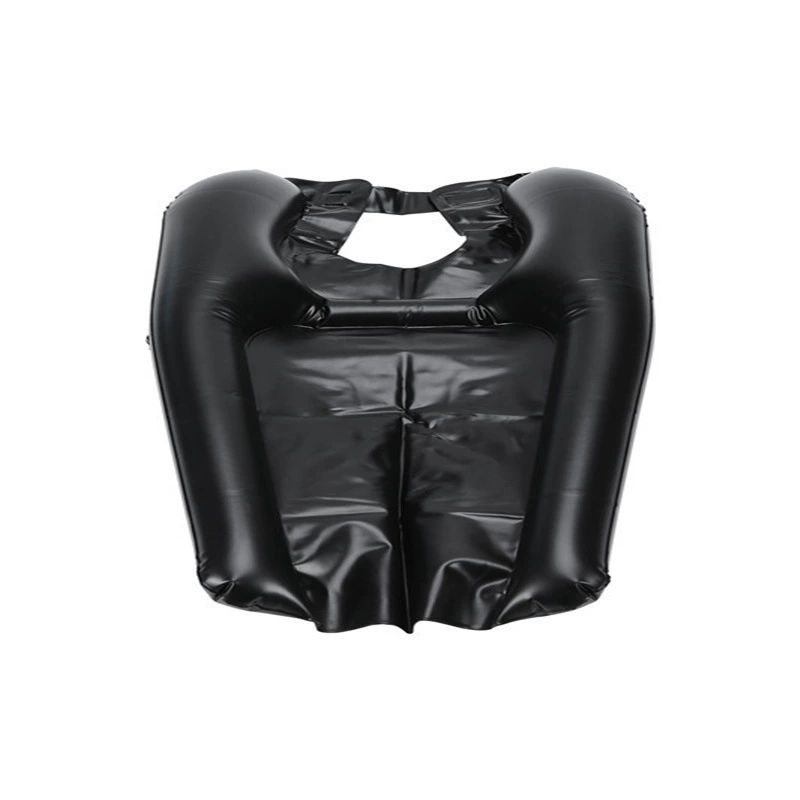 머리감는 목받침대 후대용 에어쿠션 임산부 노인 샴푸대 블랙 60x38x5 CM펌프 - 상세 이미지 4