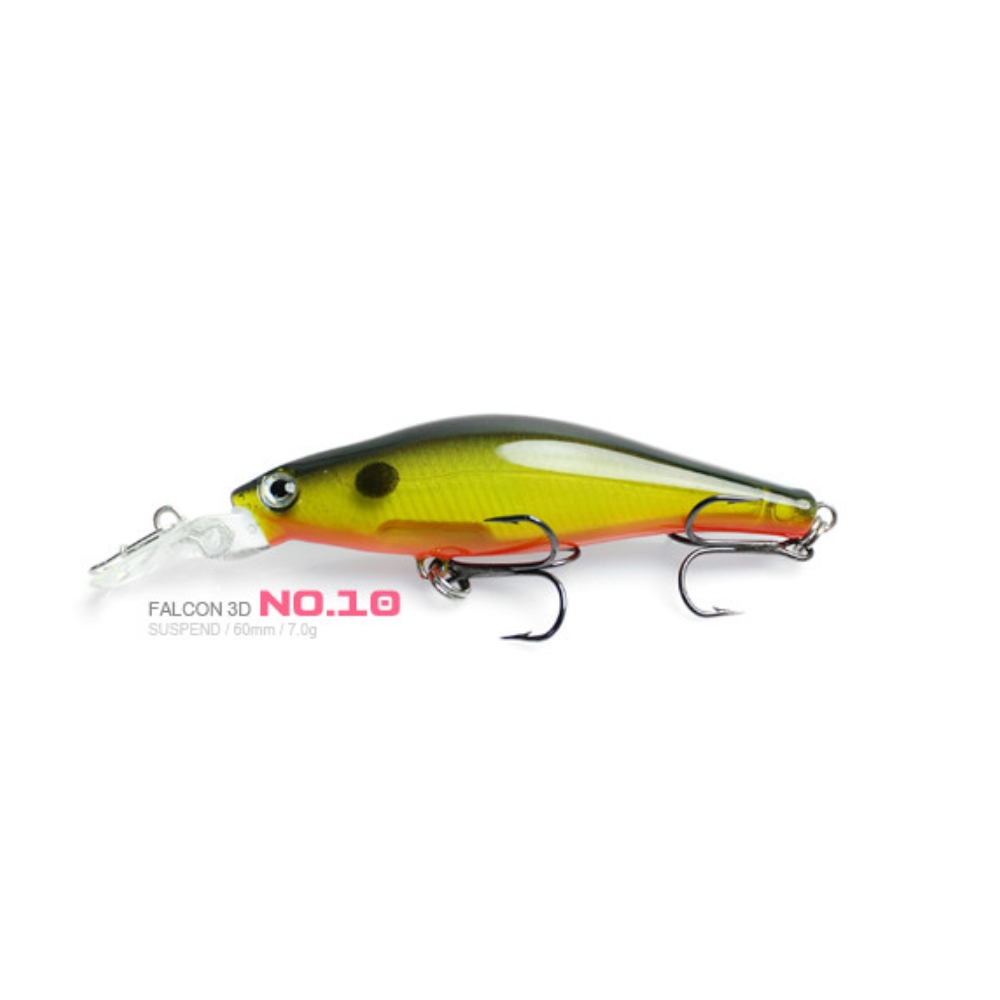 캣츠크로우 팔콘 3D 60SP 서스펜딩 쏘가리 미노우 10, 7g - 상세 이미지 3