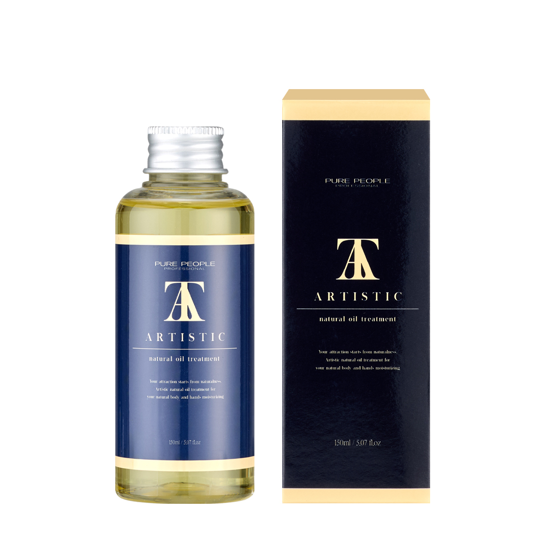 아자미 퓨어피플 아티스틱 내추럴 오일 트리트먼트 150ml 폴리쉬 웨트 젖은머리 스타일링 - 상품 이미지
