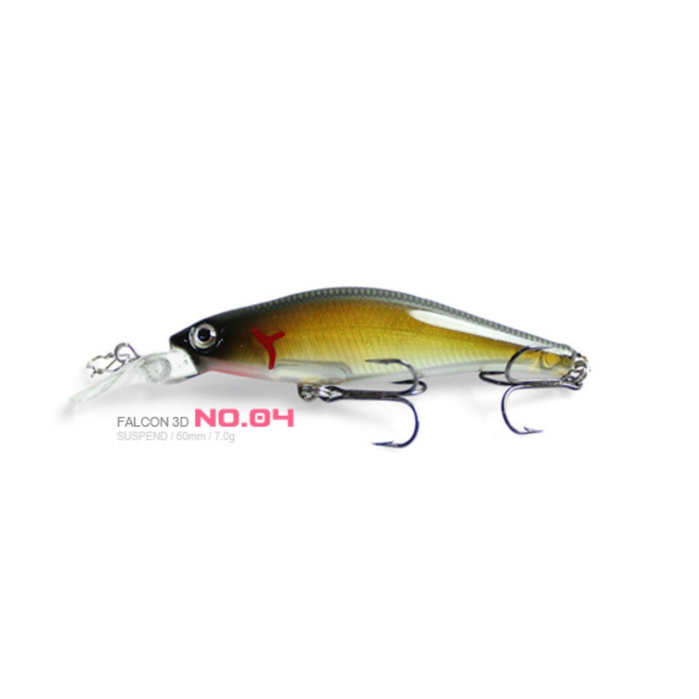 캣츠크로우 팔콘 3D 60SP 서스펜딩 쏘가리 미노우 04, 7g - 상세 이미지 3