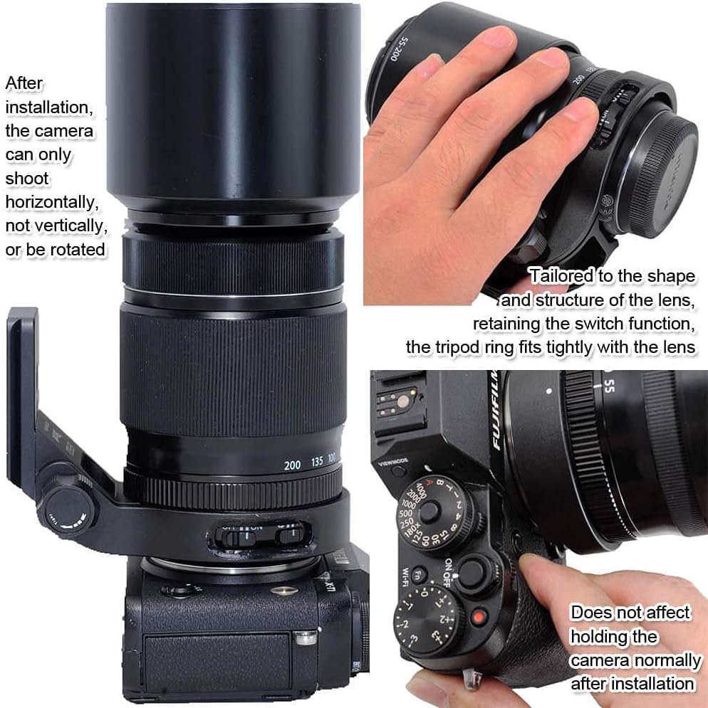아이슛 후지 XF 70-300mm 55-200mm 호환 렌즈 삼각대 마운트링 PHCA-IS-XF5520 아르카스위스 퀵릴리즈 견고설계 : 엄마직구7
