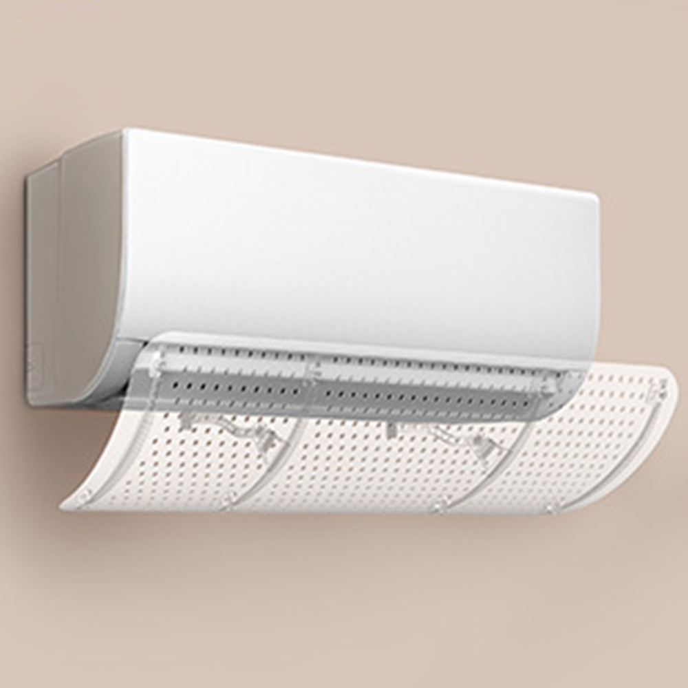 에어컨 바람막이 윈드 바이저 벽걸이 가림막 날개 가리개 무타공 무풍 에어홀 투명형