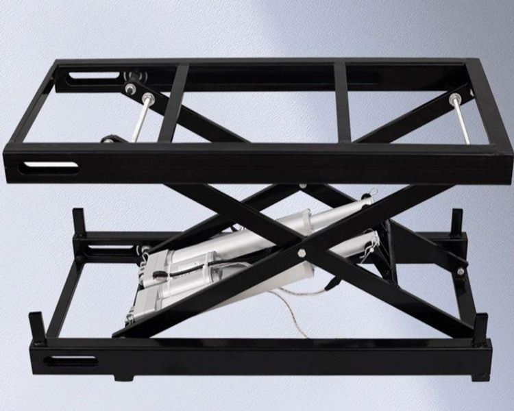 테이블 전동 이동식 모던 리프트 스탠딩 구루마 일반형 400x300mm 단전동 50kg - 상품 이미지
