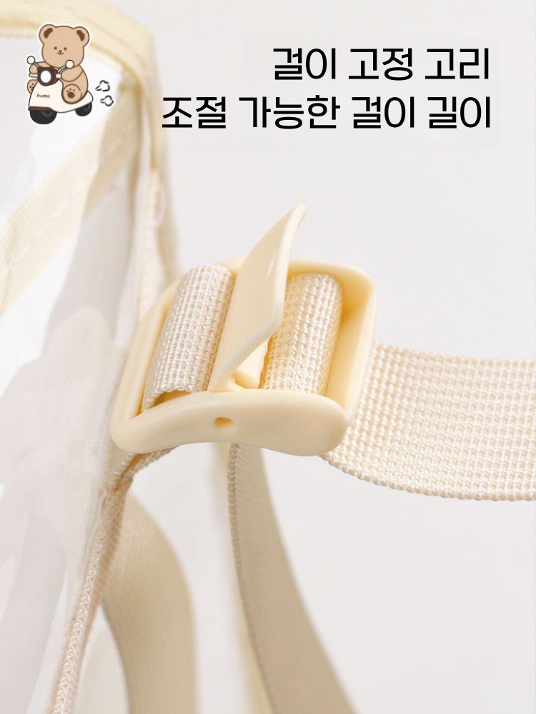 스쿠터 핸들가방 전기자전거 오토바이 방수 프론트 가방 곰 / 투명 / 다리 걸리지 않음 - 상세 이미지 5