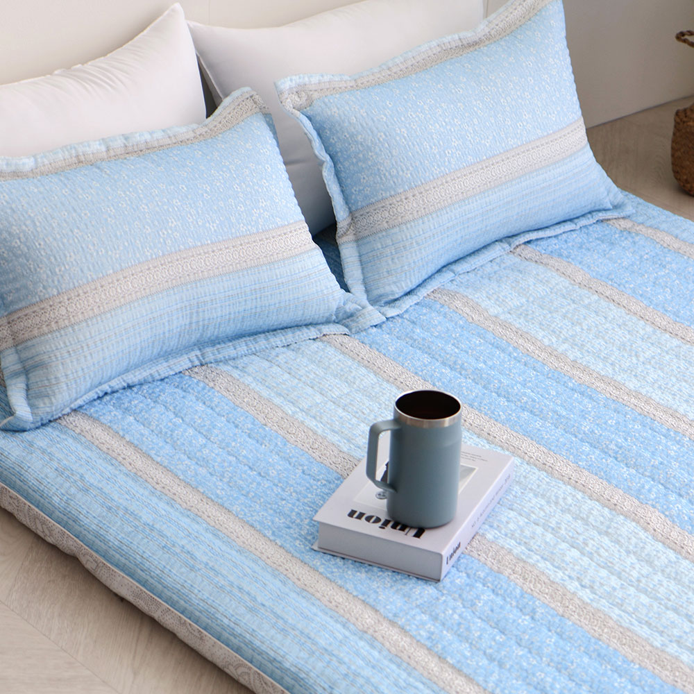 아르떼베딩 미끄럼방지 시어서커 시원한 여름 요커버 (요솜없음) 포렌 5/8cm 공용