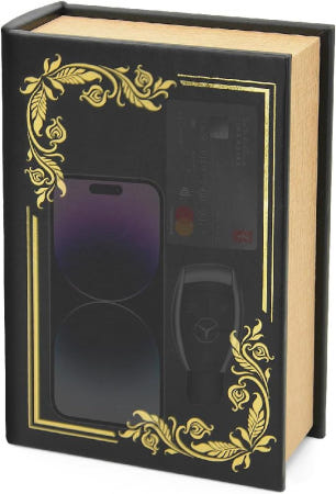 [해외]스마트 키 전파 차단박스 릴레이 공격 대책케이스 스마트폰용방지 RFID 차량 도난 자동차 보안 XL 사이