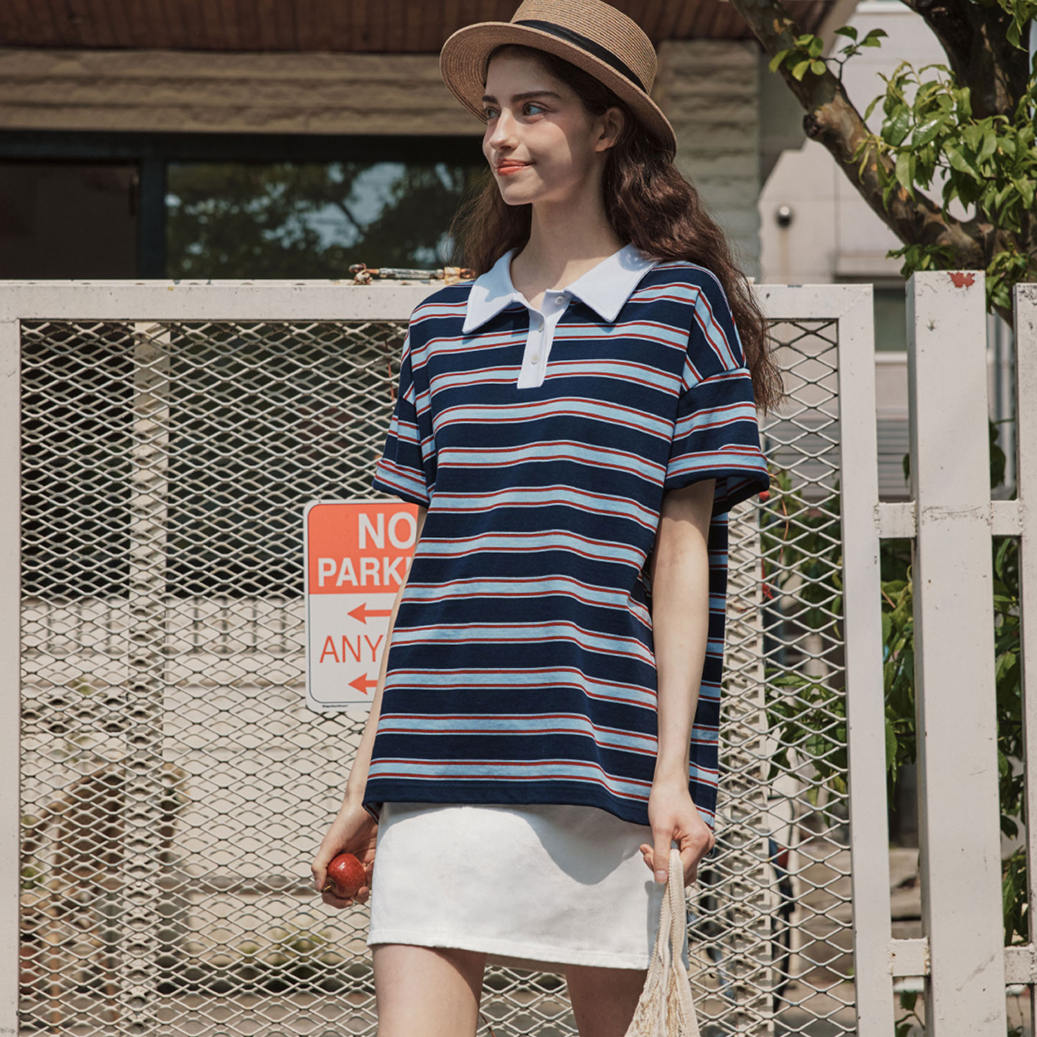 [제로스트릿] 화이트 미니 데님 스커트 WHITE MINI DENIM SKIRT / WHITE - 상세 이미지 2