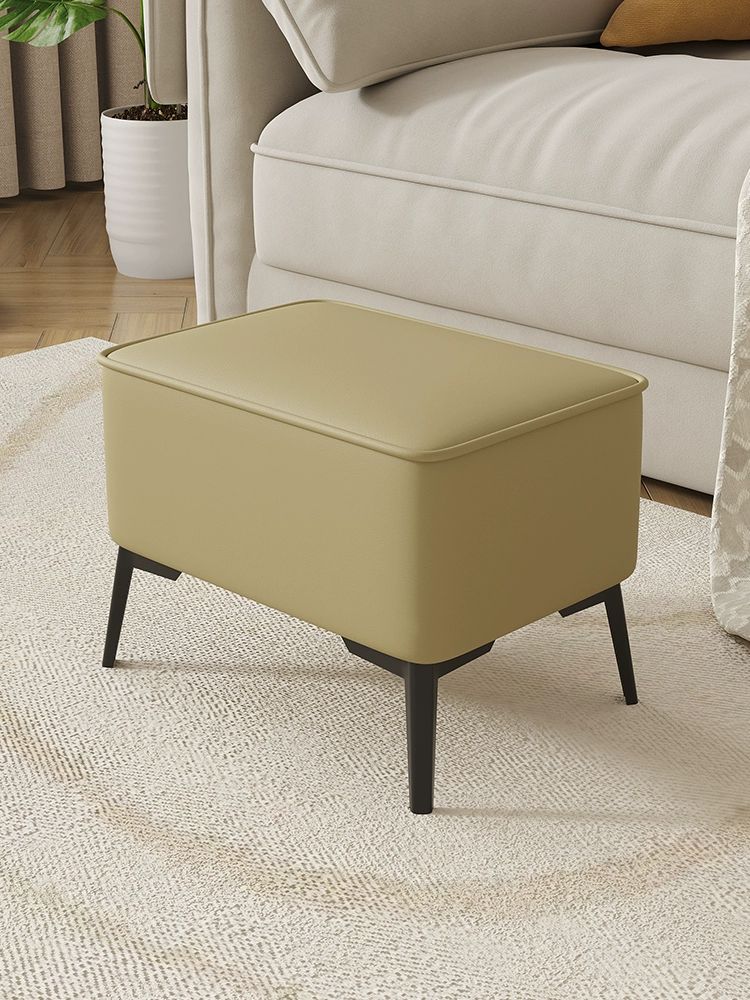벤치 스툴 간이 낮은 사이드 미니 쇼파 발받침 체어 스카이블루 28x28x30 - 상세 이미지 5