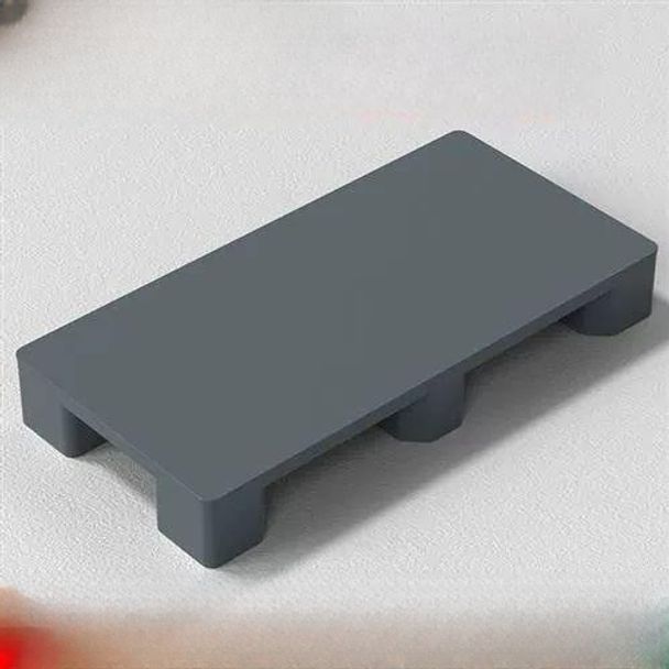 파렛트 창고 소형 깔판 바닥 플라스틱 파레트 40x30x12cm 높이-4 다리-그레이 - 상품 이미지