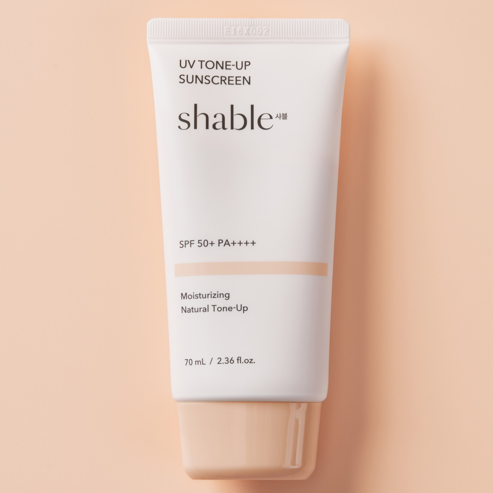 샤블 UV 내츄럴 톤업 선크림 수분 혼합자차 자외선차단제 70ml, 1개 - 상품 이미지