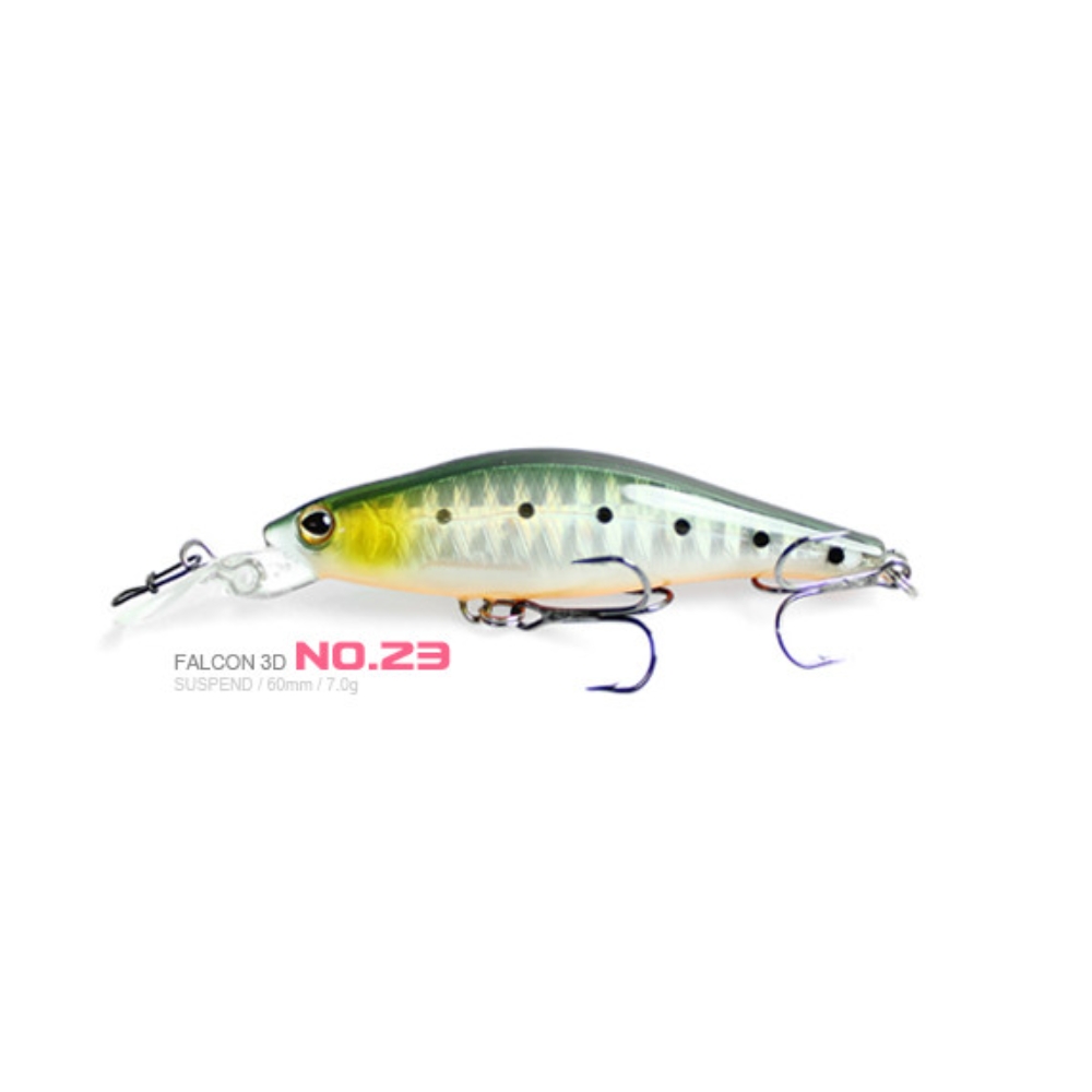 캣츠크로우 팔콘 3D 60SP 서스펜딩 쏘가리 미노우 23, 7g - 상세 이미지 3