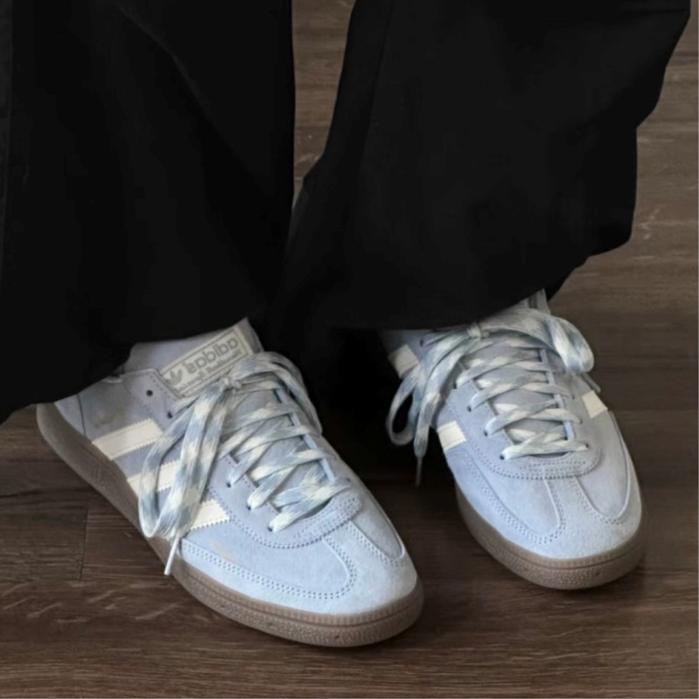 아디다스 HANDBALL SPEZIAL 블루 화이트 스니