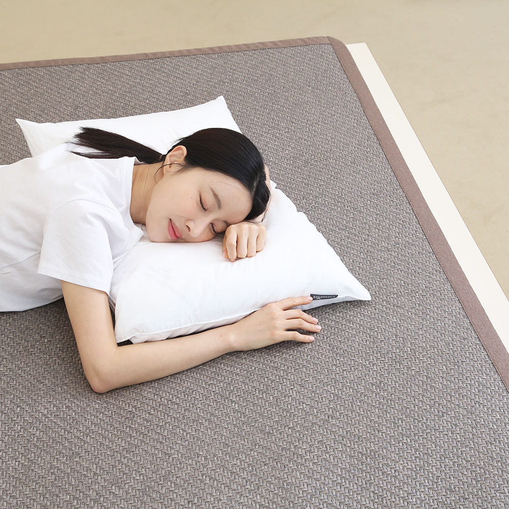 한일 쿨매트에어매쉬 쿨링 냉감패드 냉매트 여름침구 침대패드 여름이불 브라운, 중형(150 x 200cm) 이미지 7