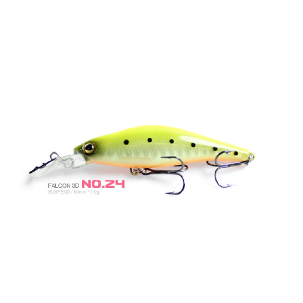 캣츠크로우 팔콘 3D 60SP 서스펜딩 쏘가리 미노우 24, 7g - 상세 이미지 3