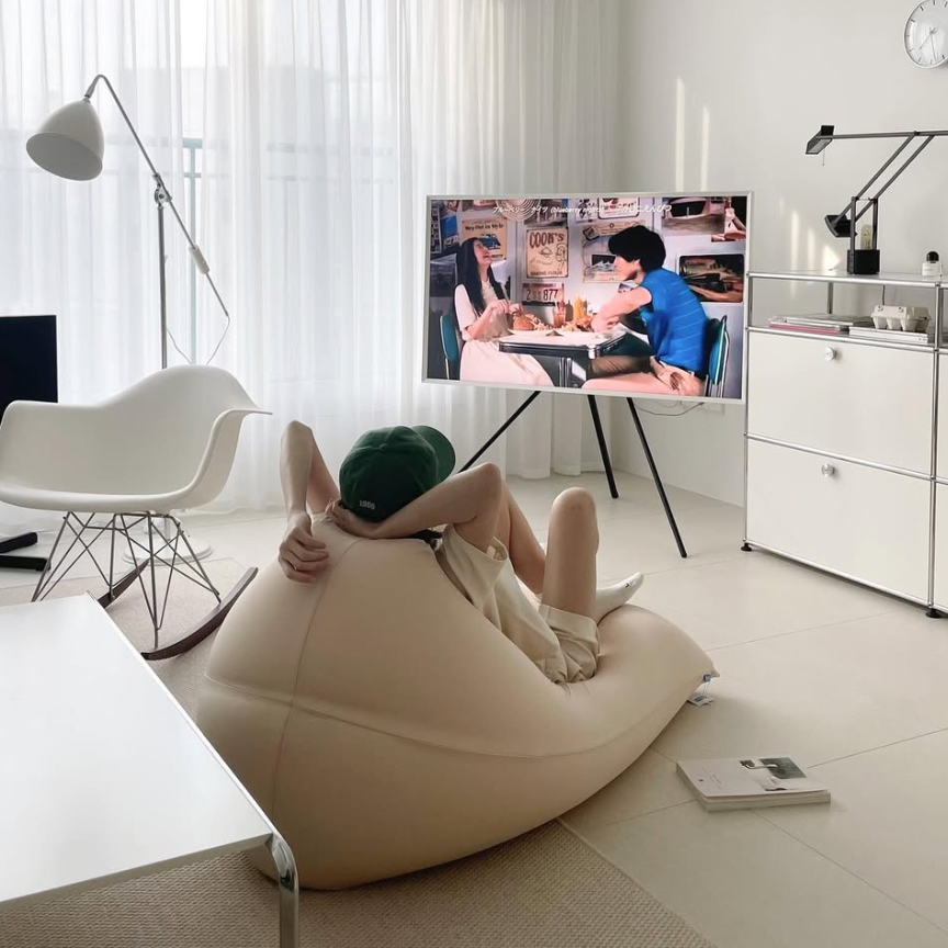 생활특권 100% 국내생산 빈백 1인용 소파 인테리어 대형 빈백