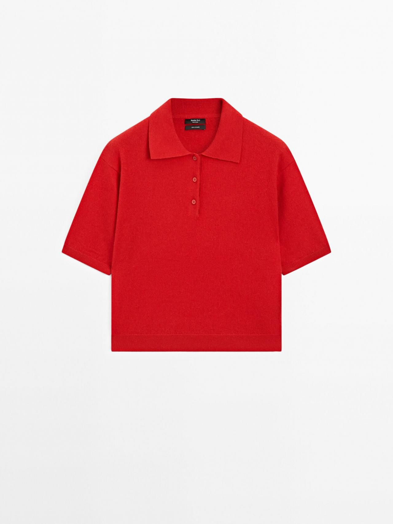 마시모두띠 캐시미어 니트 반팔 스웨터 5602/565 RED