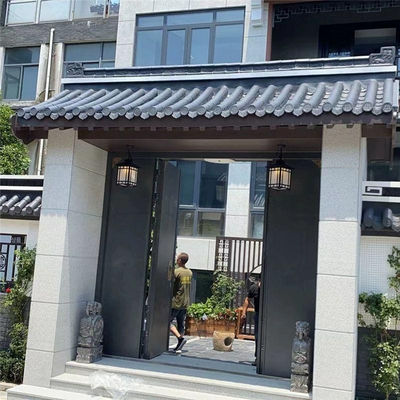 한옥 처마등 정원 방수 정자 야외 조명 엔틱 식당 마당 한정식 A형 소형 18CM 접전 방수 방부 - 상세 이미지 3