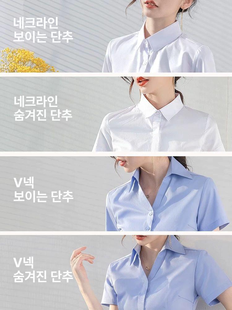 호텔리어 유니폼 근무복 프론트 정장 실장 피부과 여성 데스크 호텔 검정색 바지-302 S - 상세 이미지 2
