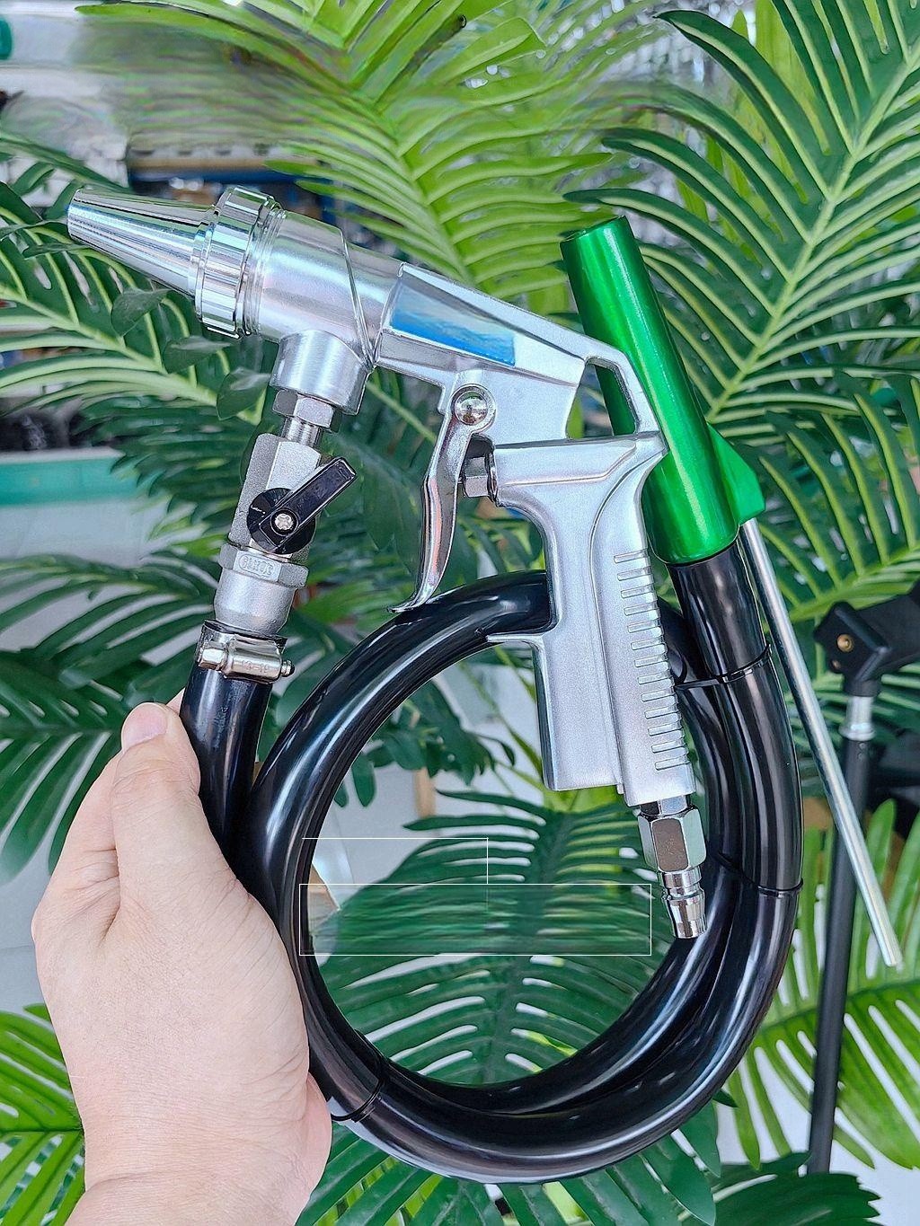 샌드블라스트 모래 분사기 페인트 에어 제거 녹 샌딩기 PS-4형 분사기 1000cc 장착 - 상품 이미지
