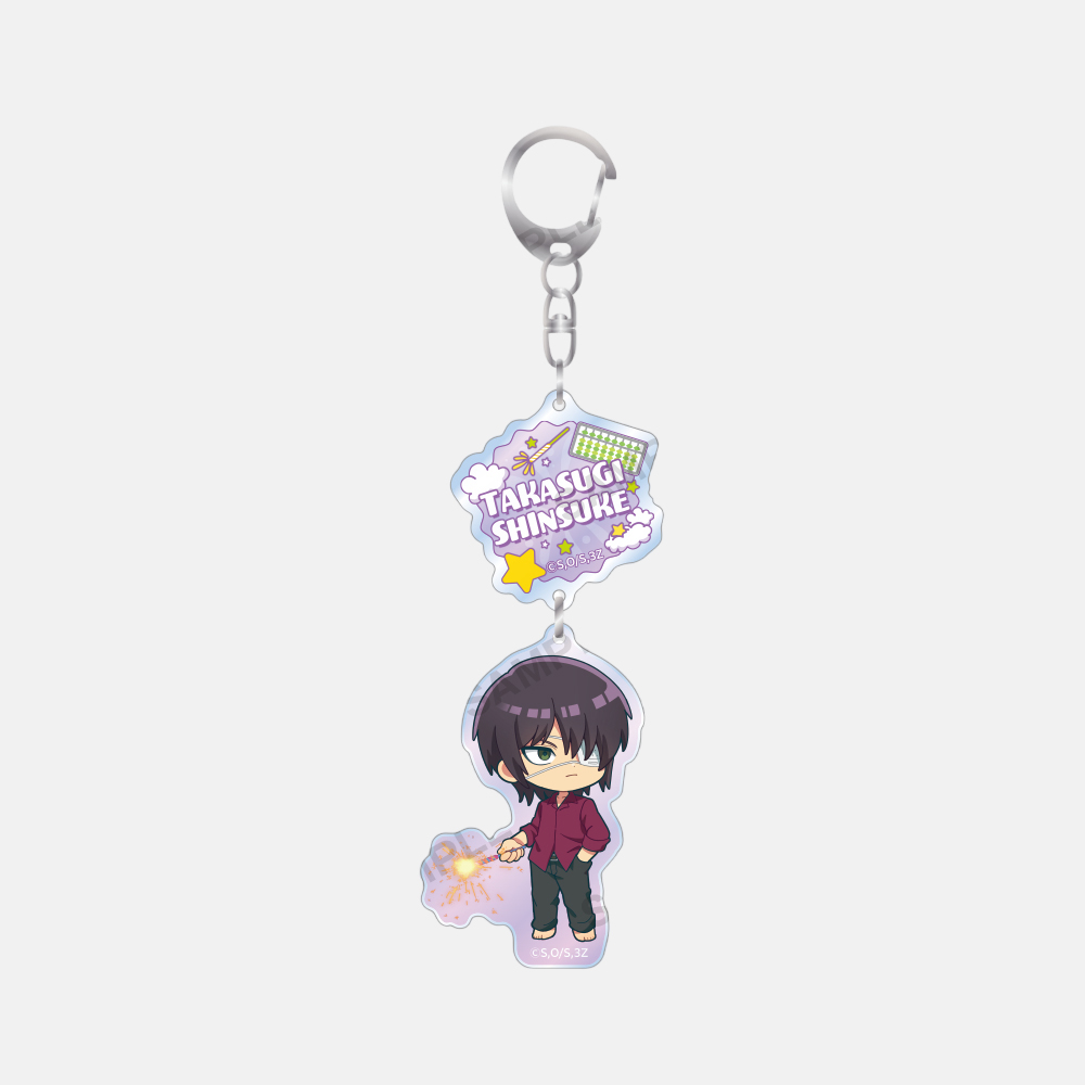 은혼 3학년 Z반 긴파치 선생님 더블 아크릴 키체인 (8종) 이미지 8
