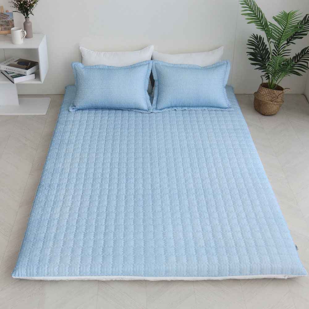 아르떼베딩 미끄럼방지 시어서커 시원한 여름 요커버 (요솜없음) 모던 5/8cm 공용