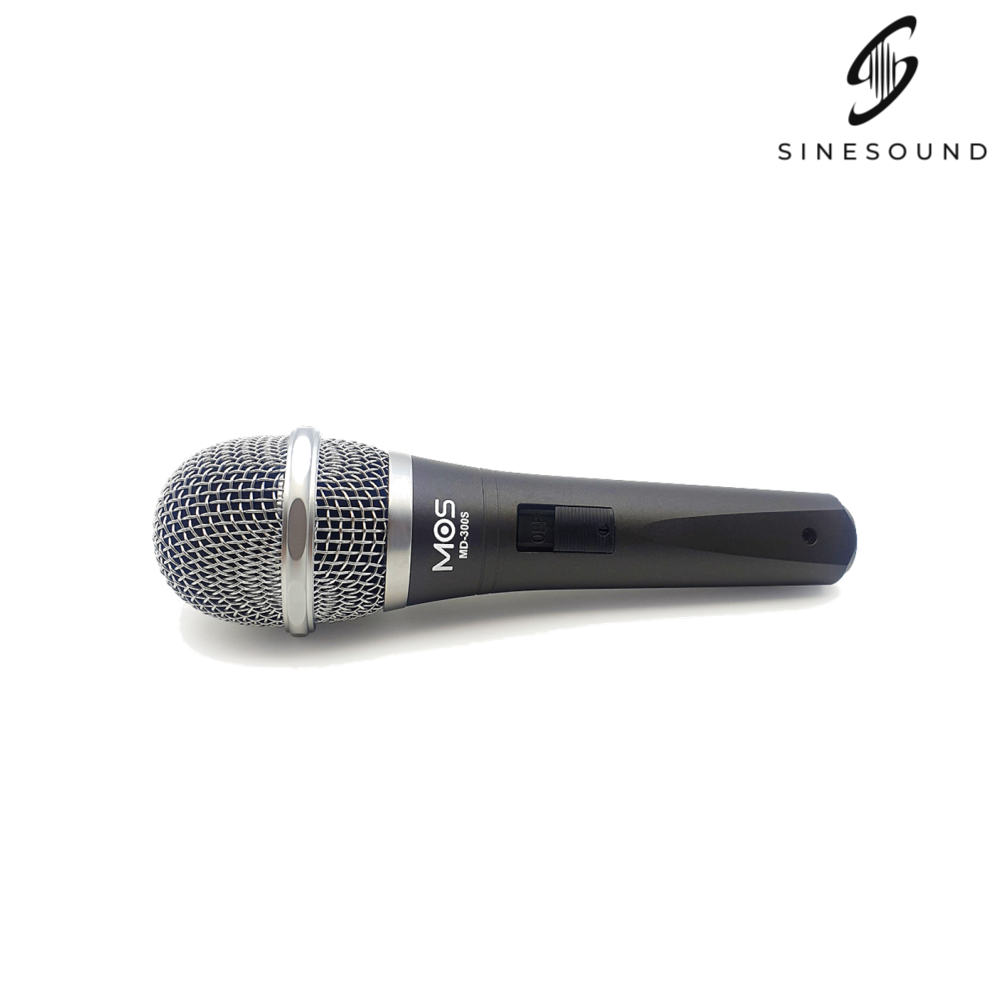 모스 MOS MD-300S 고급 다이나믹 유선 핸드마이크 보컬 스피치용 스위치 탑재 - 상세 이미지 4