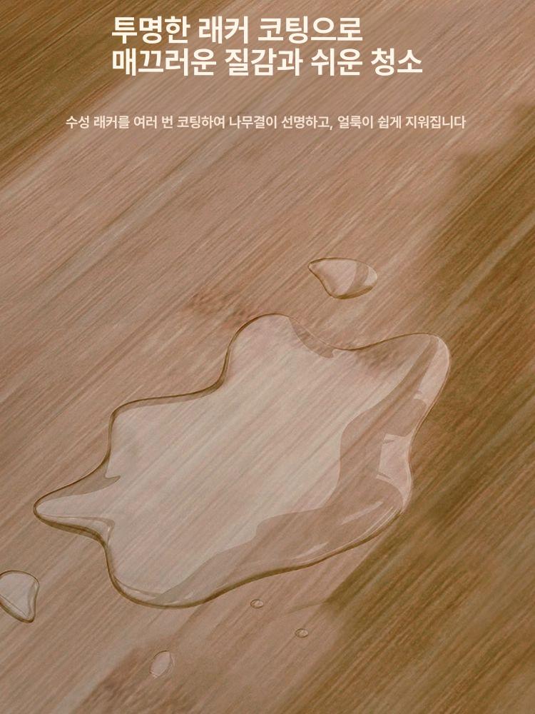 북유럽 스타일 접이식테이블 낮은 식탁 원목 소형 57cm - 상세 이미지 5