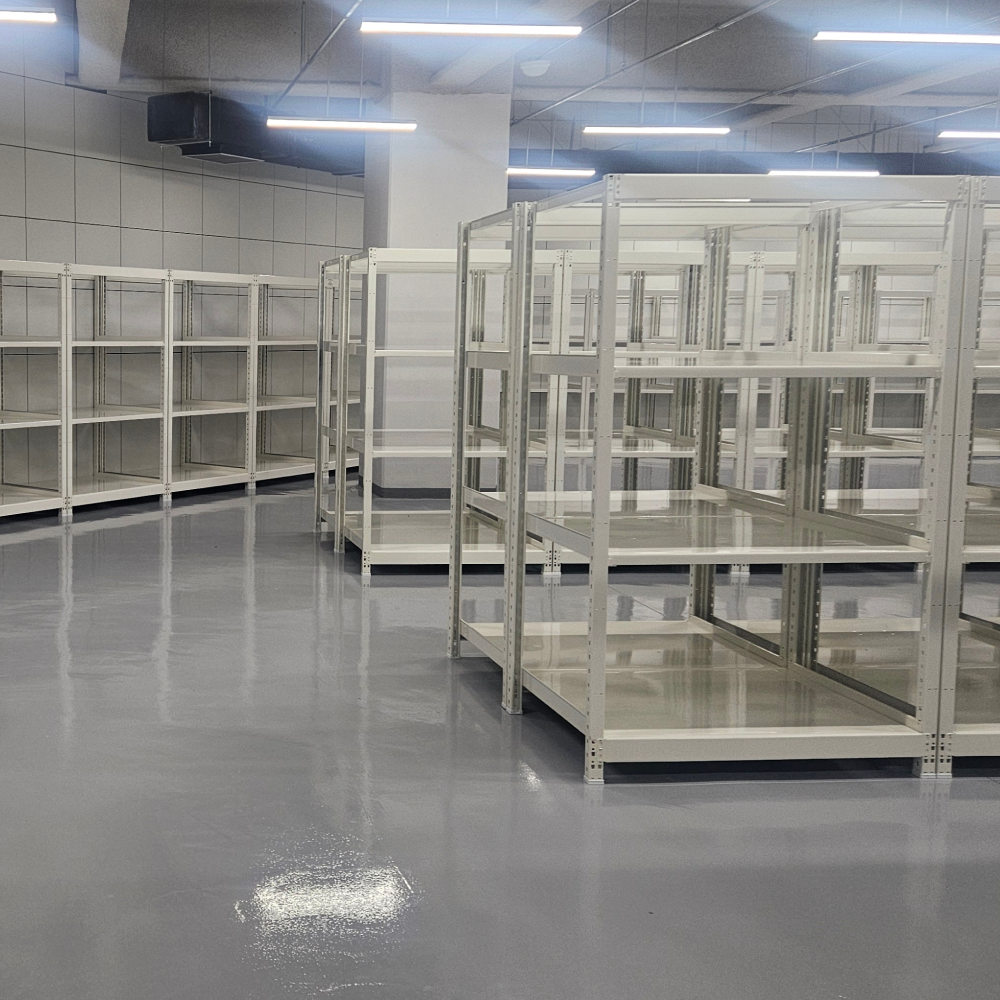 중량랙 철제선반 조립식 앵글 창고선반 창고랙 공장 영진앵글 1800450900 2단 독립형