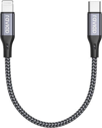 [해외]RAVIAD USB C 라이트닝 케이블 0.5M/MFi 인증 폰 충전 빠른 데이터 전송 고내구성 C형 PD호환 iPhone 13