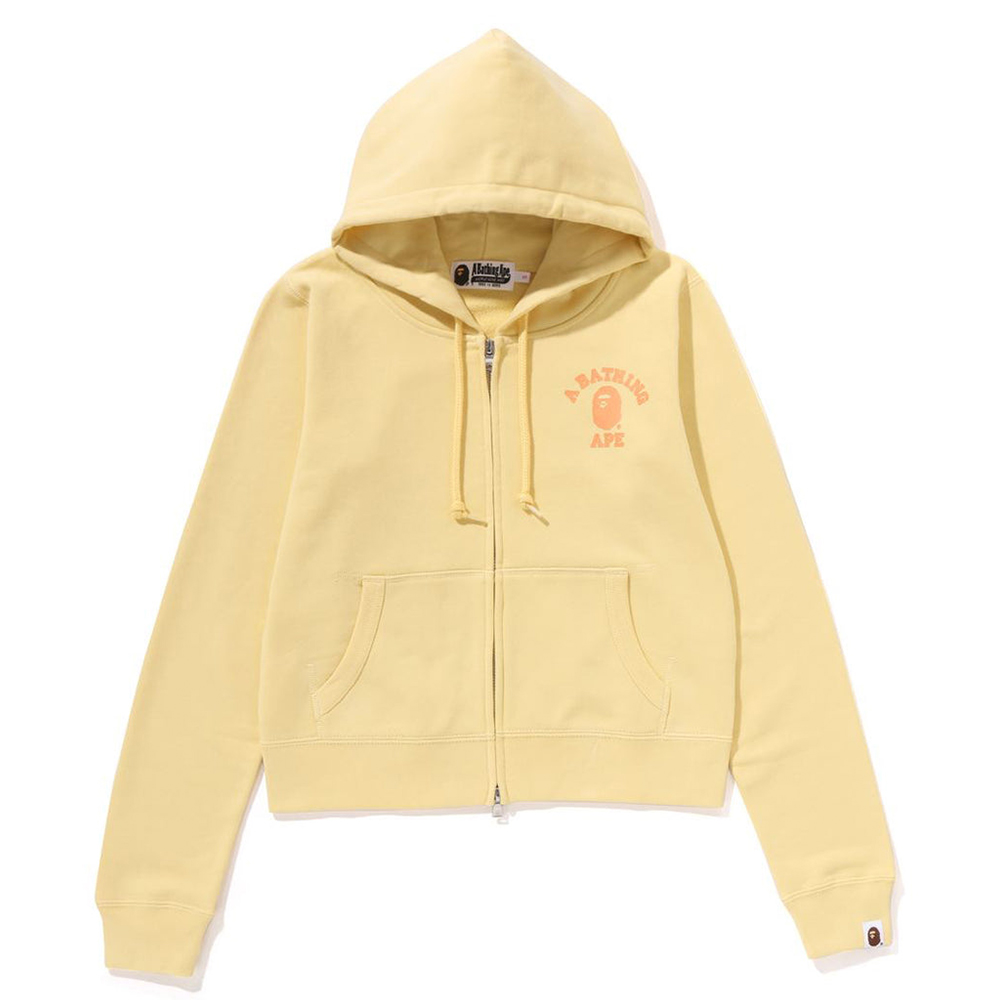 베이프 우먼즈 후드집업 COLLEGE ZIP HOODIE 1L30-215-009 - 메인 이미지