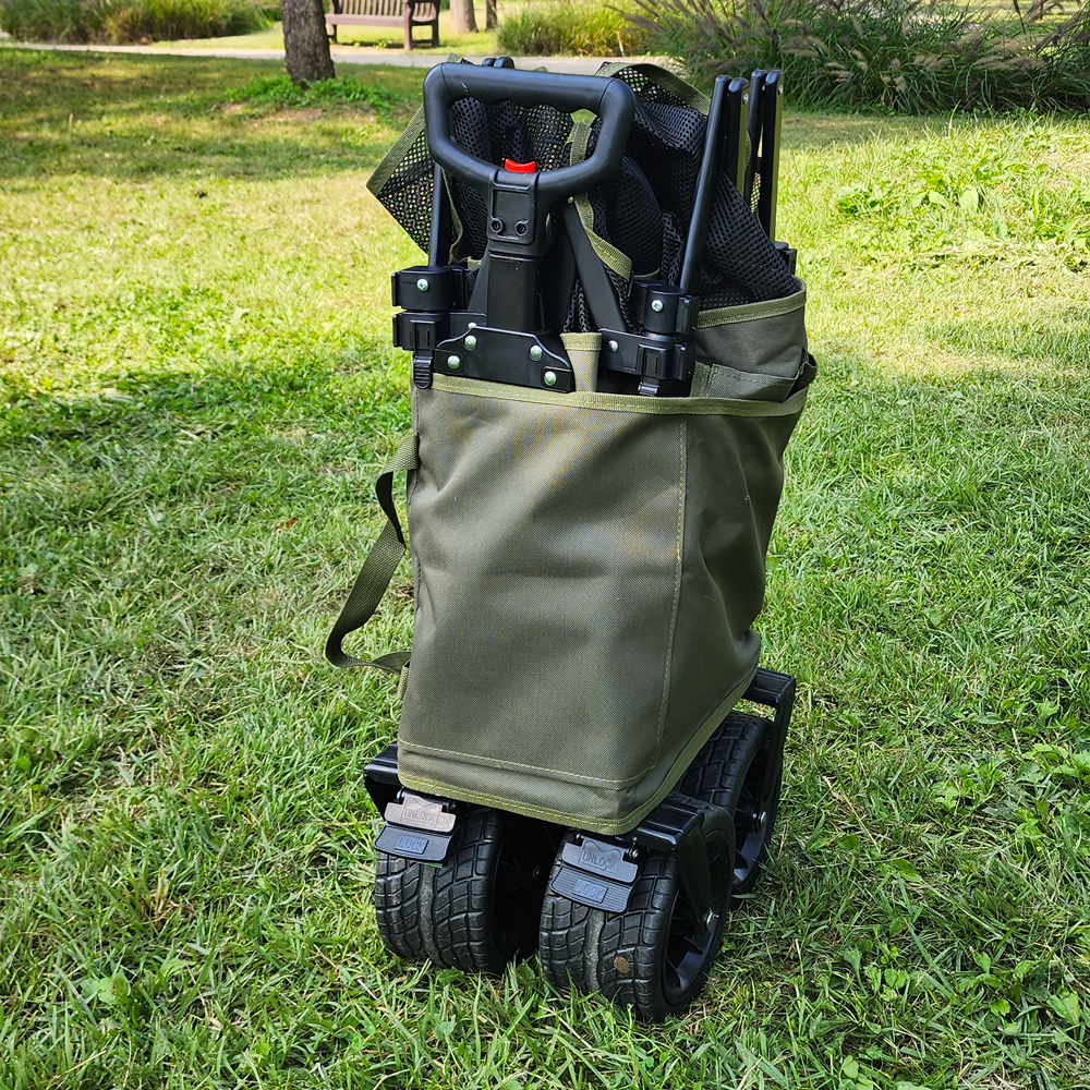 지오프리 메쉬 캠핑 웨건 캠핑 카트 접이식 수레