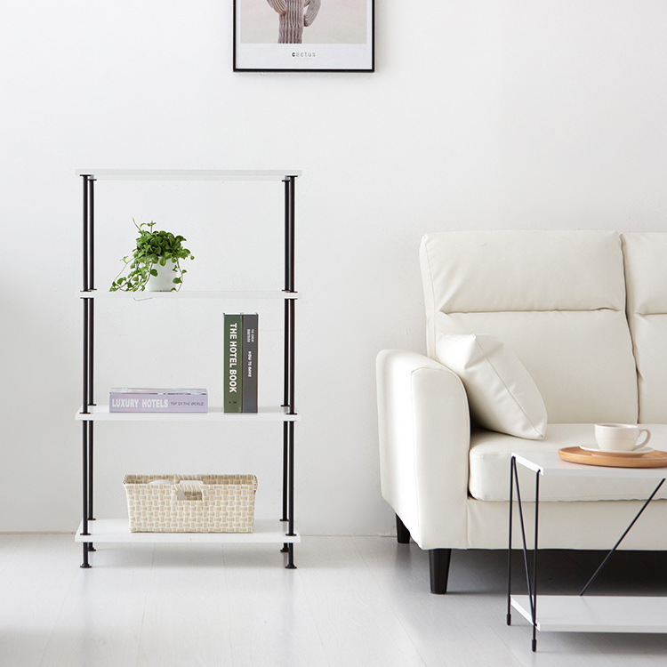 이지보 툴프리 선반 N형 600x295x1400mm, 4단, 화이트 1208.3661 - 상세 이미지 3