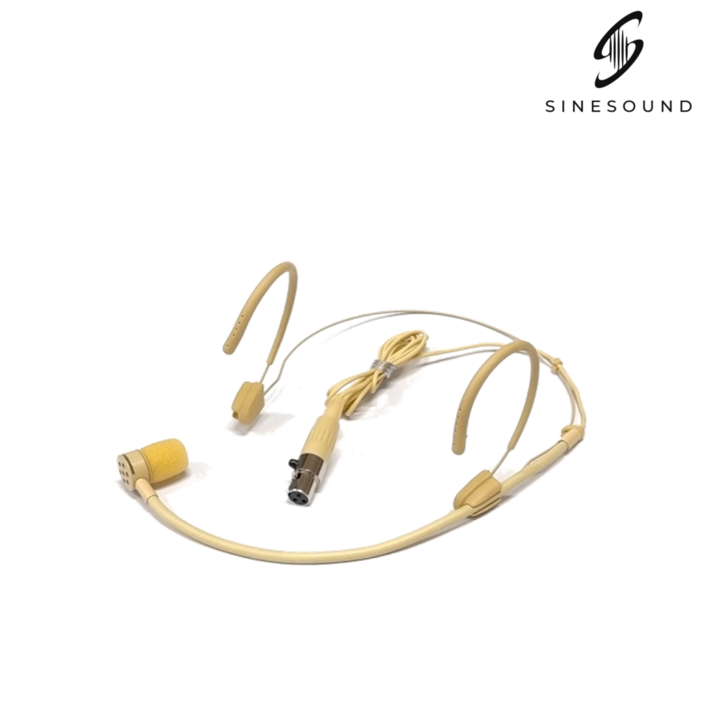 모스 MOS HM-10(I) 헤드셋마이크 3pin mini XLR 블랙 화이트 생활 방수 - 상품 이미지